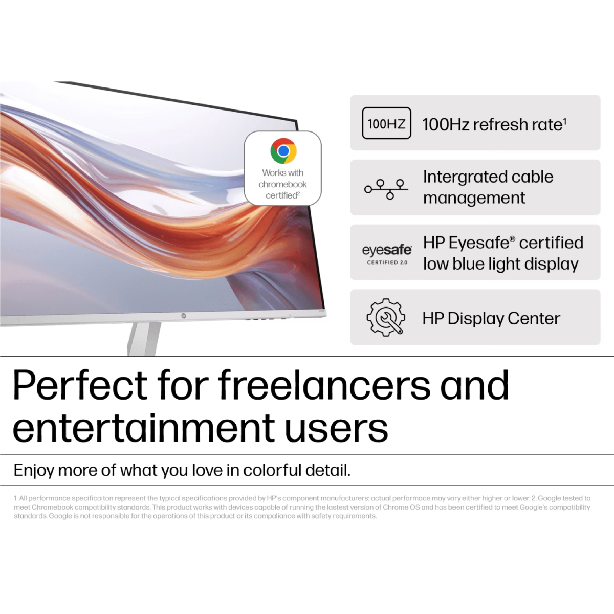 จอมอนิเตอร์ HP S5-532SF Series 5 31.5" VA 100Hz