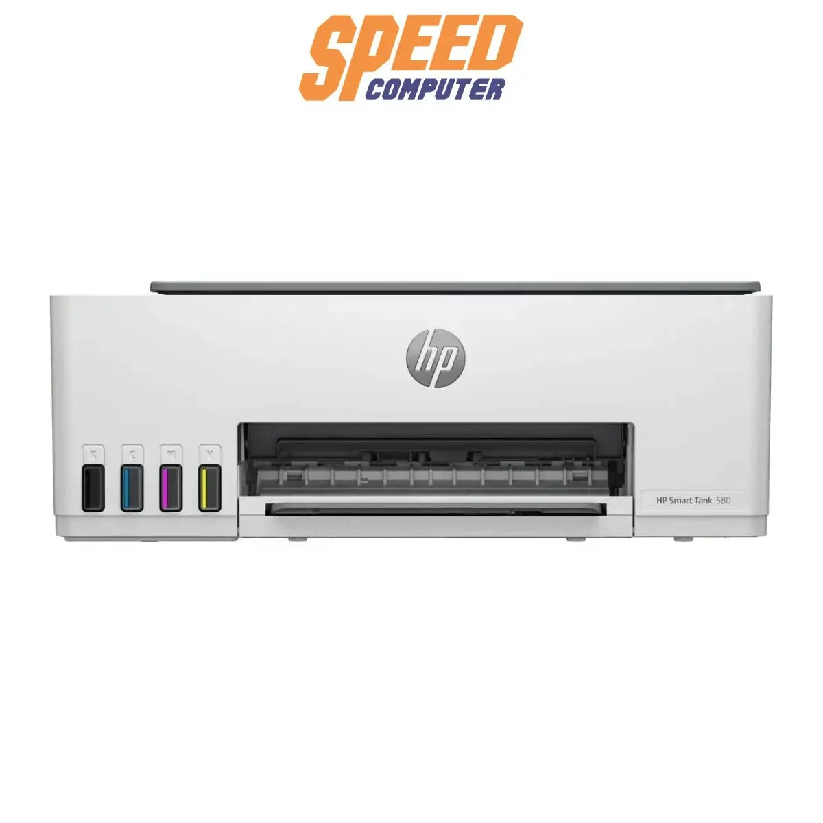 ปริ้นเตอร์อิงค์เจ็ท HP Smart Tank 580 (1F3Y2A) สีขาว - SpeedCom