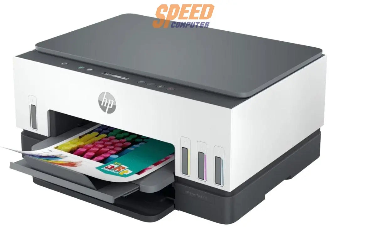 ปริ้นเตอร์อิงค์เจ็ท HP Smart Tank 670 (6UU48A) สีขาวดำ - SpeedCom