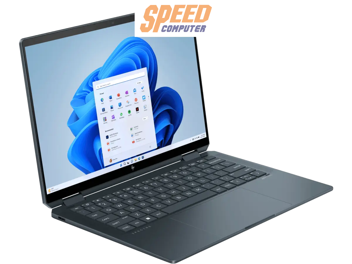 โน๊ตบุ๊ค HP Spectre x360 14 - eu0009TU(9Q4M4PA) Ultra 5 สีเทา(Slate Blue) - SpeedCom