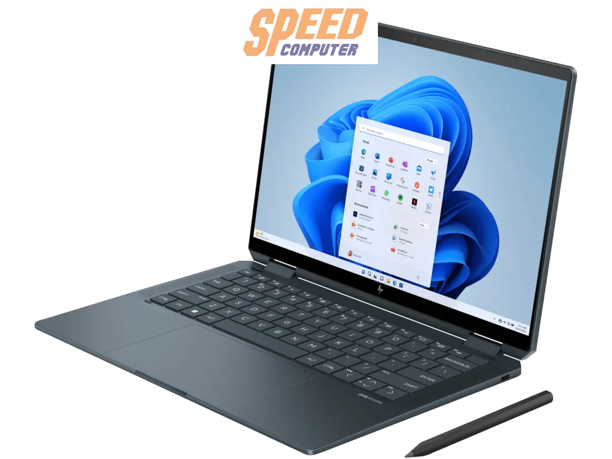 โน๊ตบุ๊ค HP Spectre x360 14 - eu0009TU(9Q4M4PA) Ultra 5 สีเทา(Slate Blue) - SpeedCom
