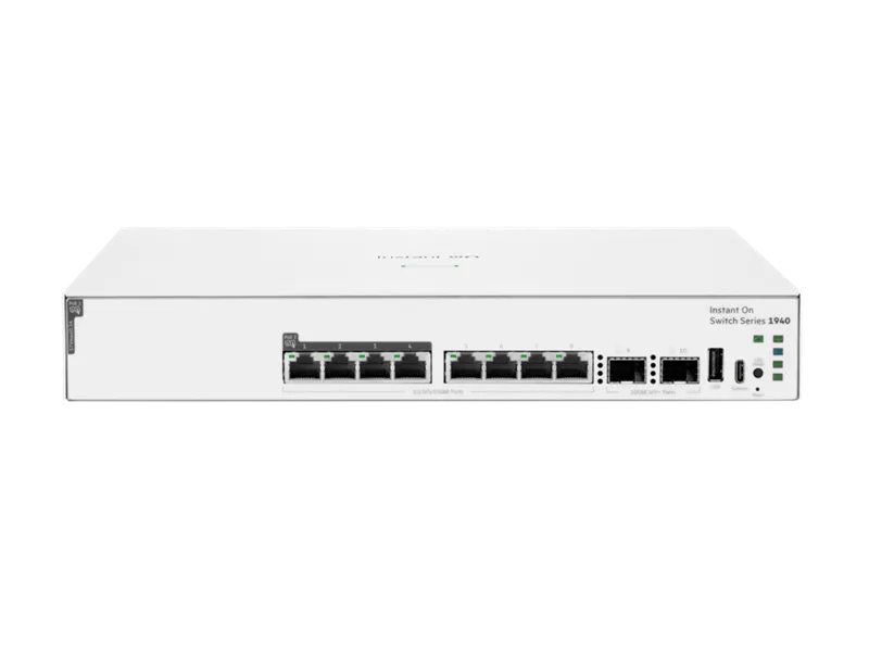 สวิตช์ฮับ HPE Networking Instant On 1940 8G PoE 2F 124W Switch - SpeedCom