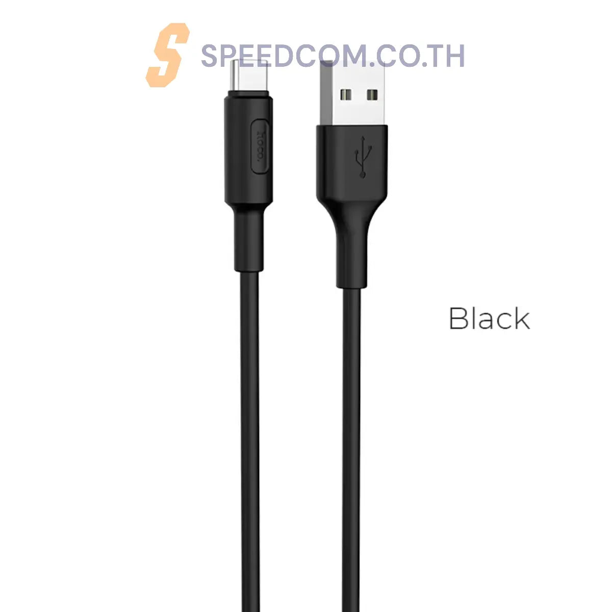 สายชาร์จ Hoco X25 Soarer USB to Type-C สีดำ - SpeedCom