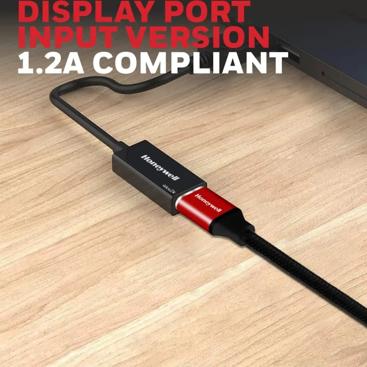 อุปกรณ์แปลงสัญญาณ Honeywell Display Port to HDMI Adapter สีดำ