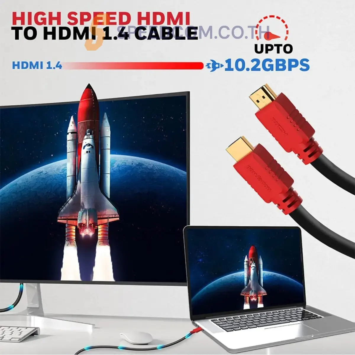 สายต่อจอคอมพิวเตอร์ Honeywell HDMI 1.4 With Ethernet Cable