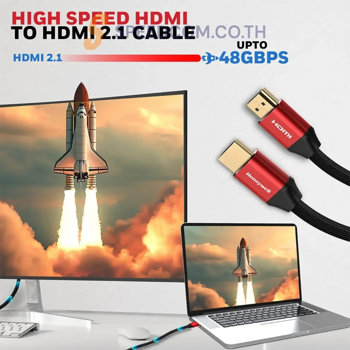 สายต่อจอคอมพิวเตอร์ Honeywell HDMI 2.1 with Ethernet Compliant