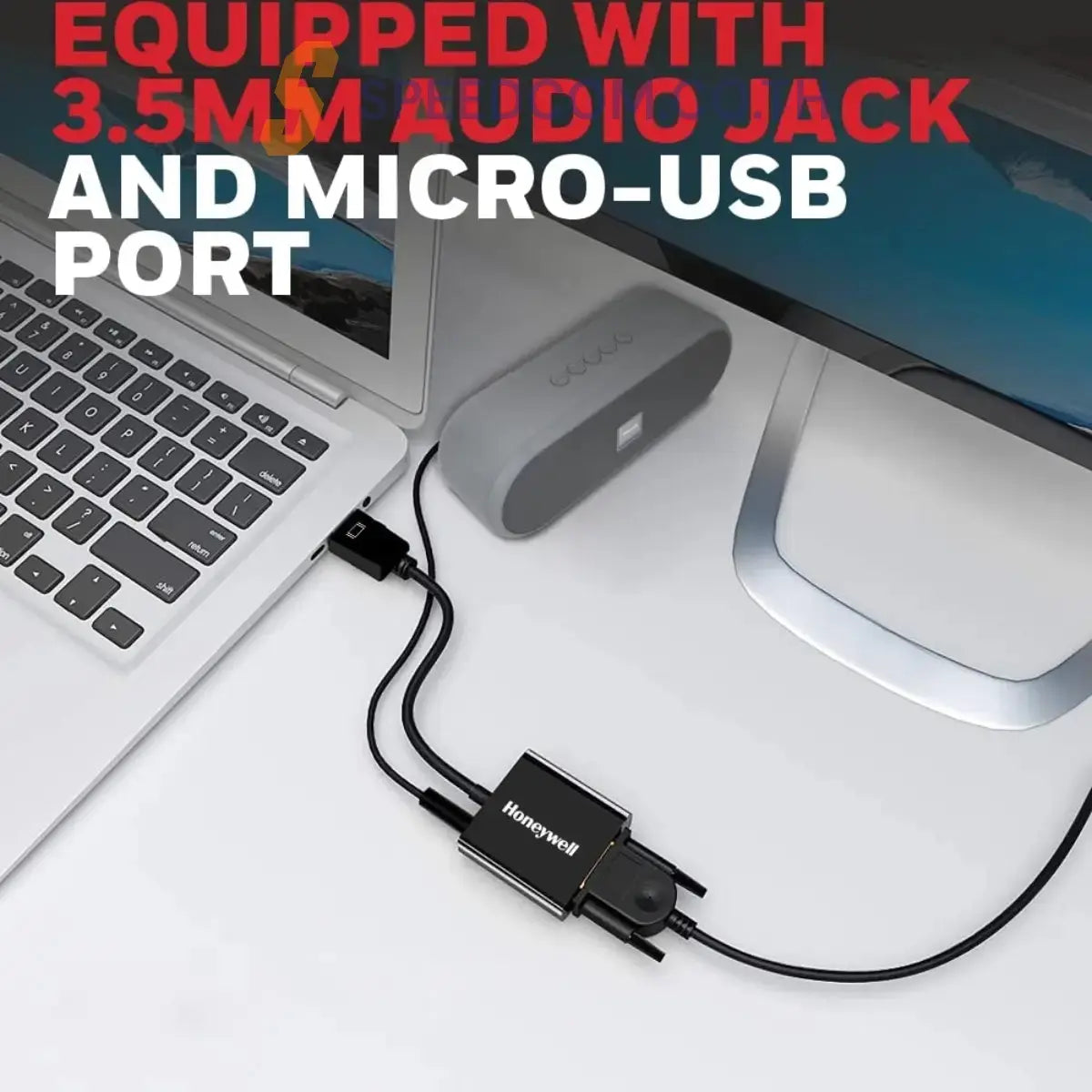 อุปกรณ์แปลงสัญญาณ Honeywell HDMI to VGA Port cable Black