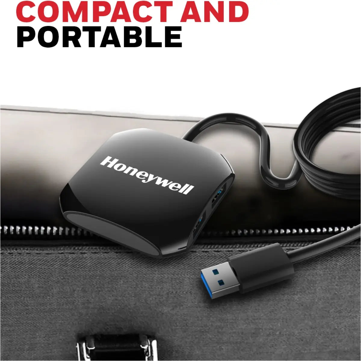 ยูเอสบีฮับ Honeywell Momentum 4 Port USB 3.0 Hub สีดำ