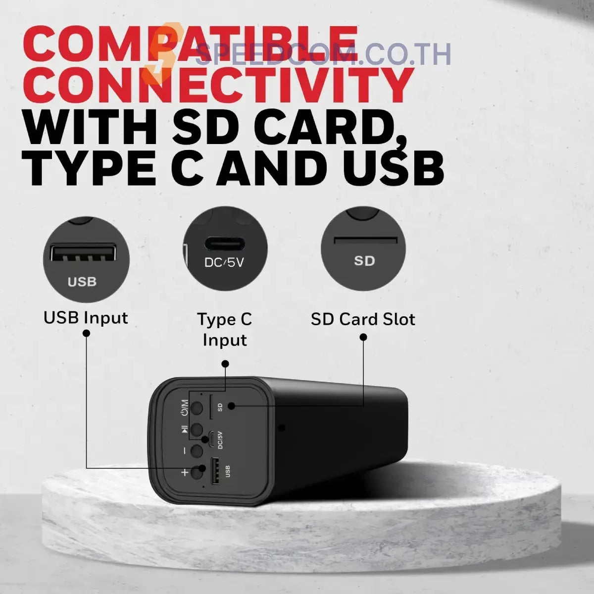 ลำโพง Honeywell Moxie V1000 Soundbar สีดำ - SpeedCom