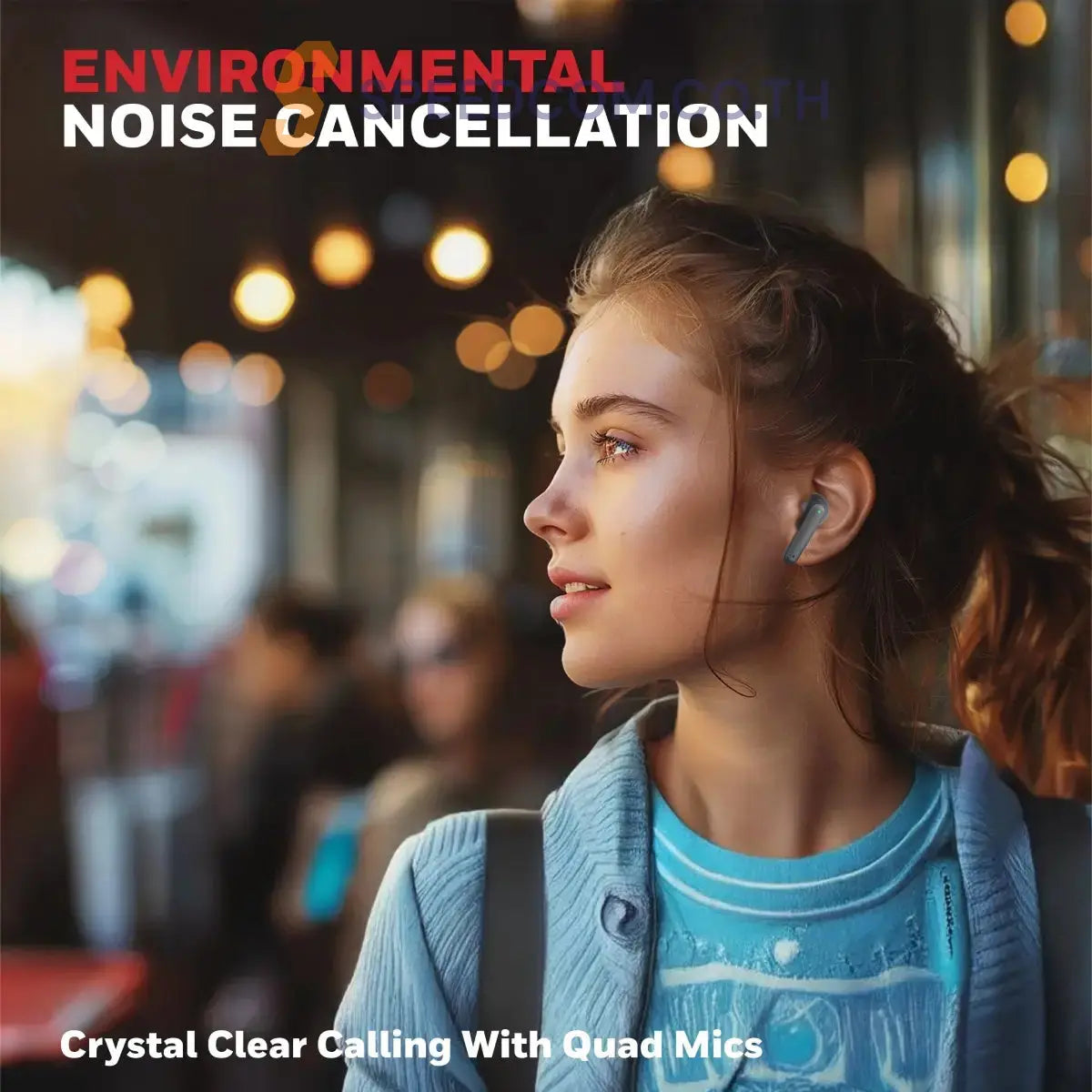 หูฟังอินเอียร์ไร้สาย Honeywell Moxie V1400 Truly Wireless Earbuds