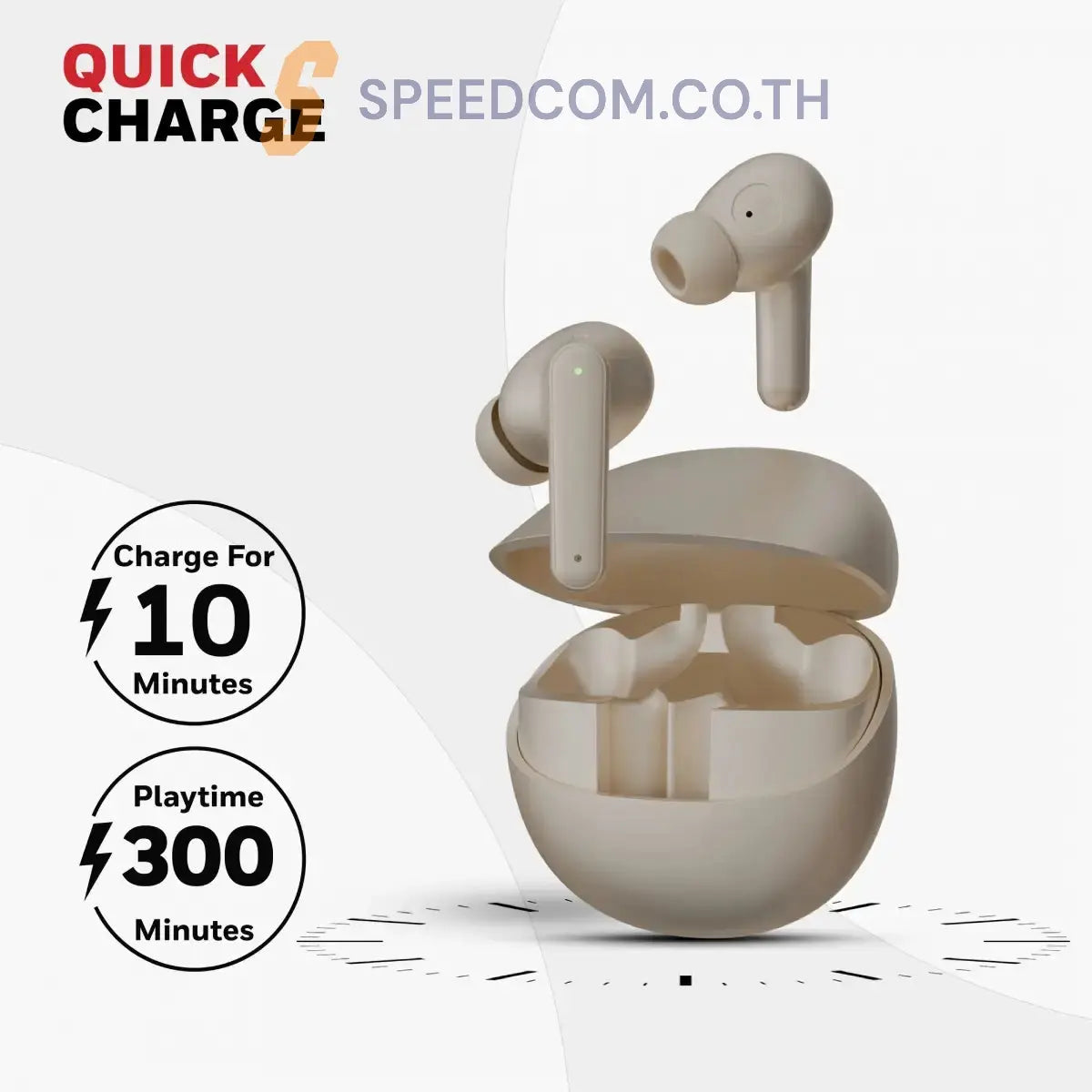 หูฟังอินเอียร์ไร้สาย Honeywell Moxie V1400 Truly Wireless Earbuds