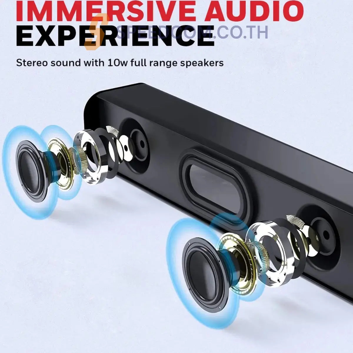 ลำโพง Honeywell Moxie V500 Wired Soundbar สีดำ