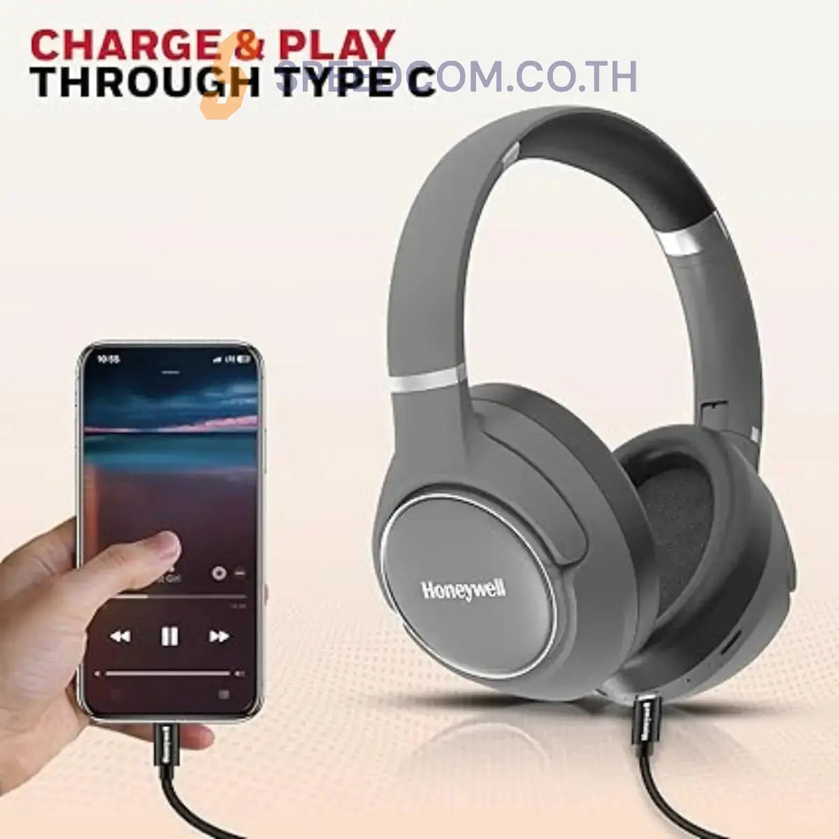 หูฟังไร้สาย Honeywell TRUENO U20 ANC Bluetooth Headphone