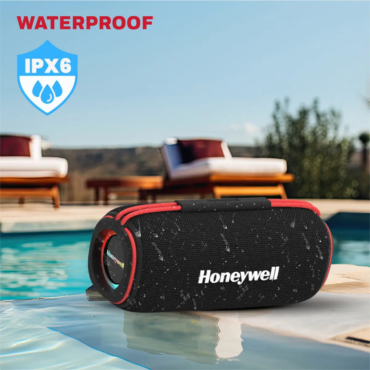ลำโพงไร้สาย Honeywell Trueno U400 Bluetooth Speaker สีดำ