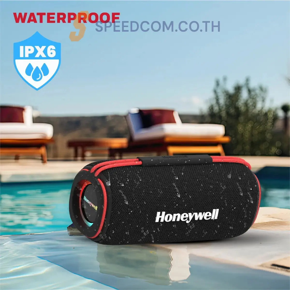 ลำโพงไร้สาย Honeywell Trueno U400 Bluetooth Speaker สีดำ