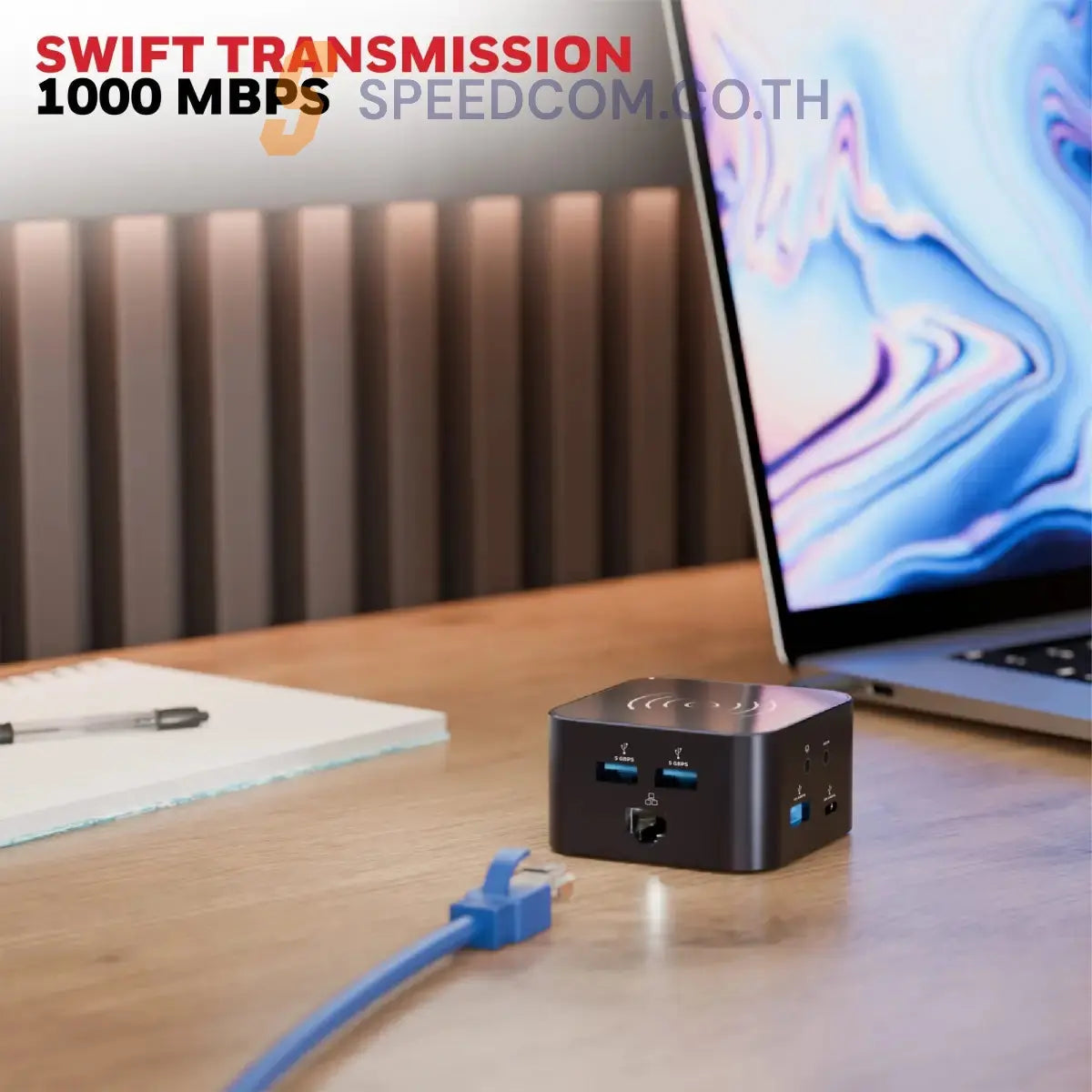 แท่นชาร์จ Honeywell Type C Docking Station 12 in 1 - SpeedCom