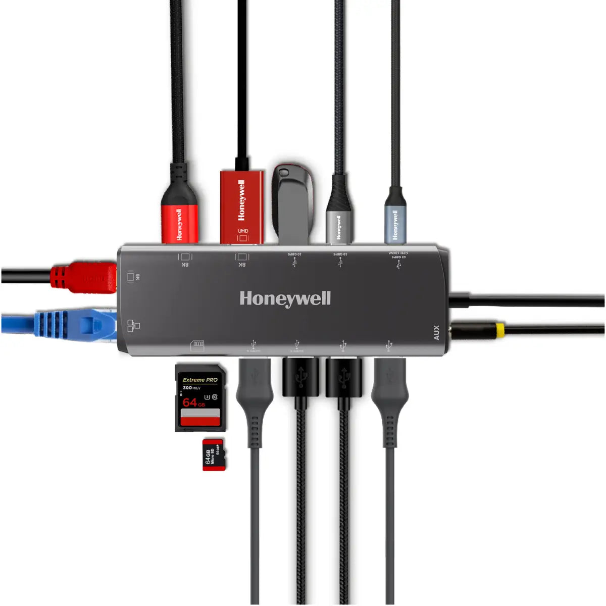 ยูเอสบีฮับ Honeywell Type C Docking Station 14 in 1