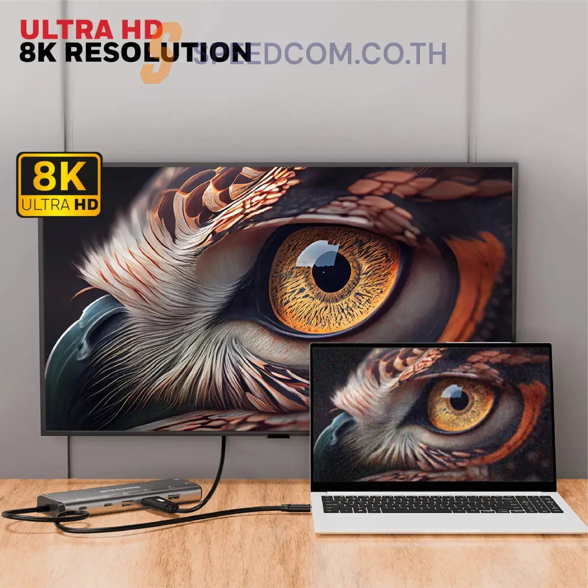 ยูเอสบีฮับ Honeywell Type C Docking Station 14 in 1