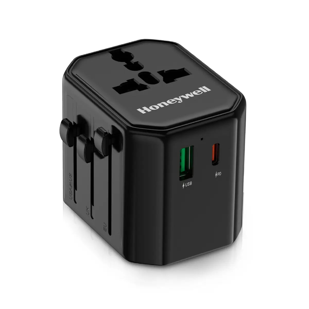 ปลั๊กพกพา Honeywell Universal World Travel Adapter 38W - SpeedCom