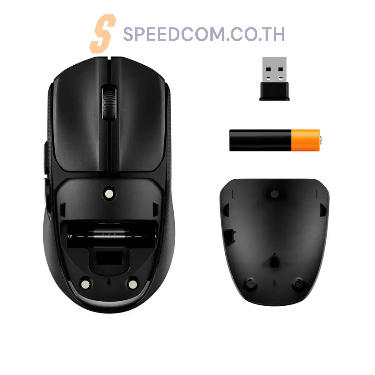 เมาส์ HyperX A1KY6AA Pulsefire Fuse Wireless สีดำ - SpeedCom