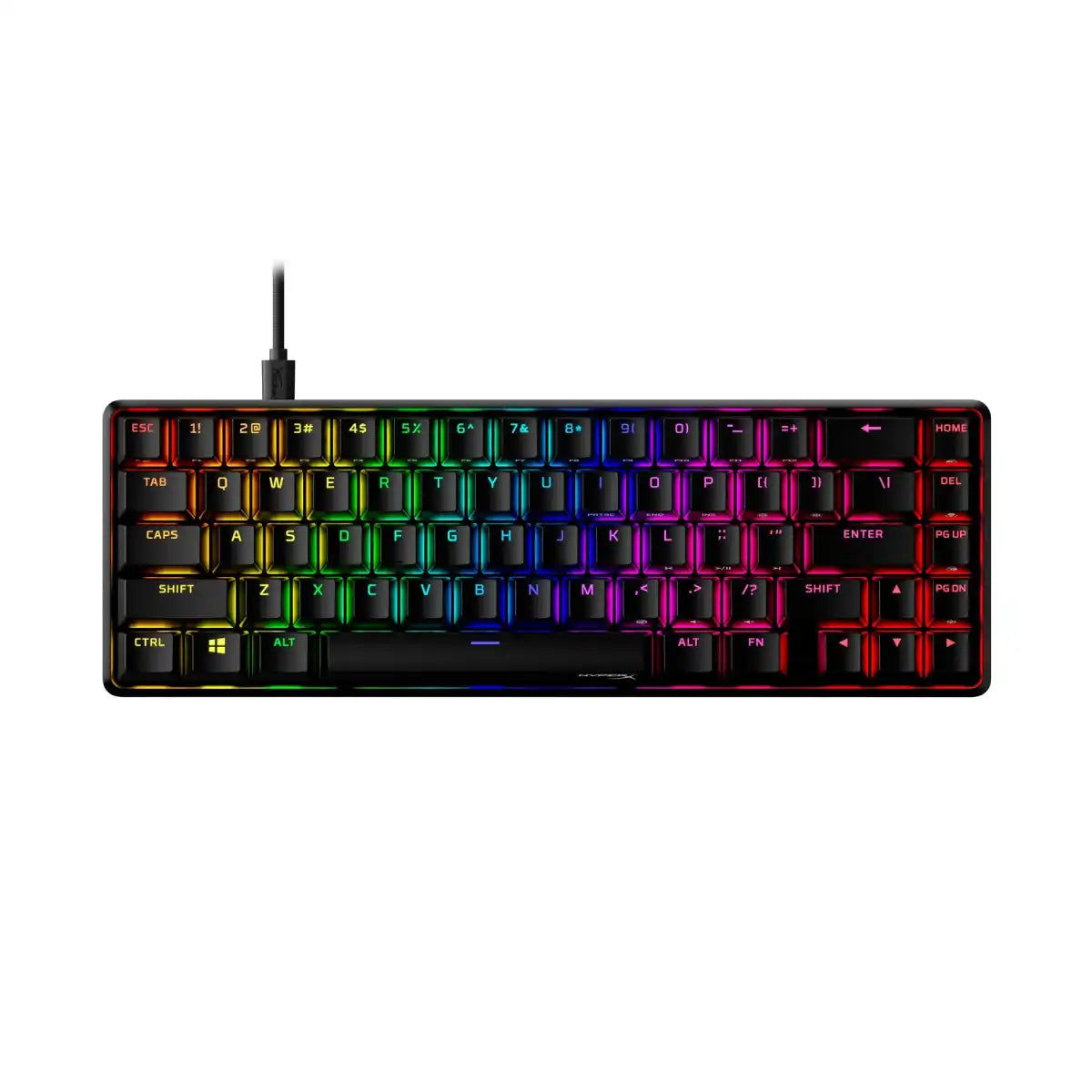 คีย์บอร์ด HyperX Alloy Origins Aqua 65 สีดำSpeedCom