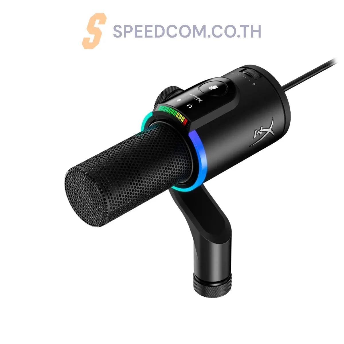 ไมโครโฟน HyperX GAMING MICROPHONE FLIPCAST สีดำ - SpeedCom
