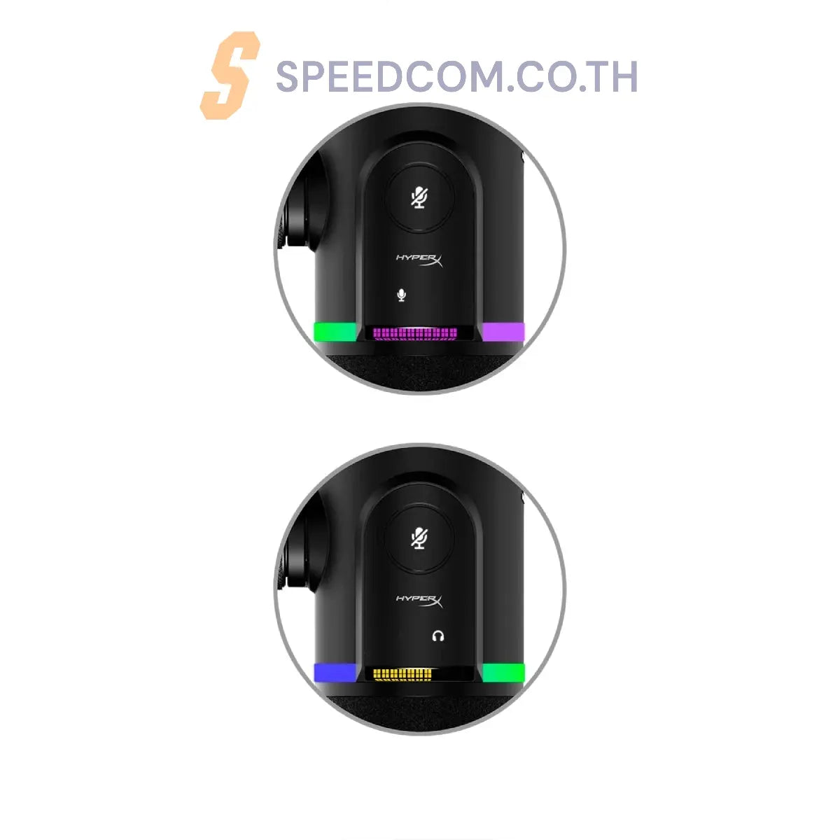 ไมโครโฟน HyperX GAMING MICROPHONE FLIPCAST สีดำ - SpeedCom