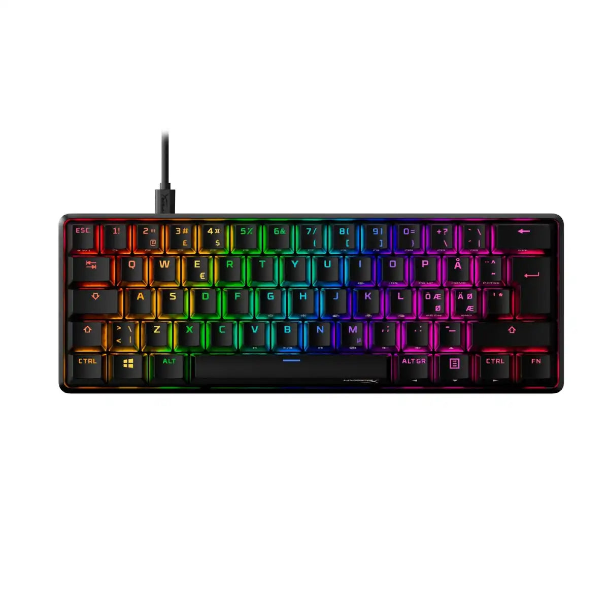 คีย์บอร์ด HyperX Gaming Alloy Origins 60 Red Linear Sw ( Us )SpeedCom
