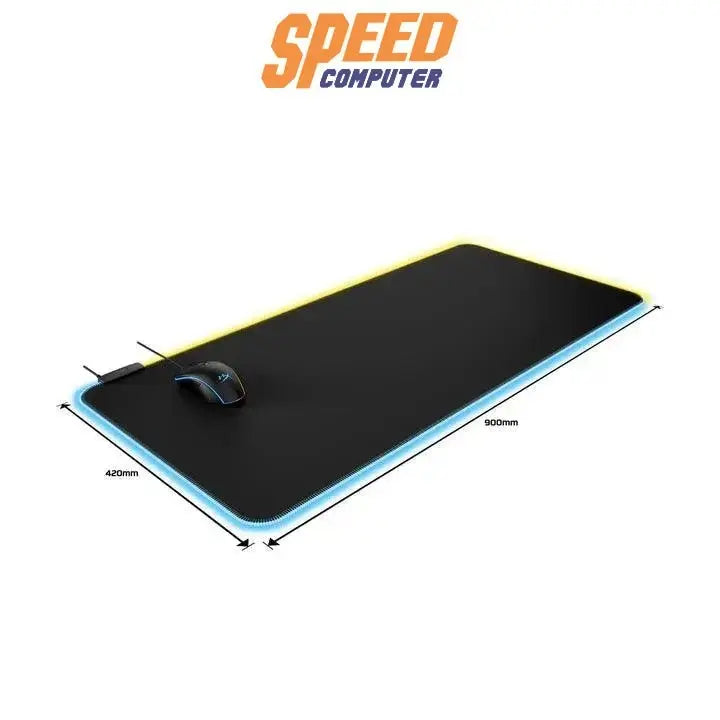 แผ่นรองเมาส์ HyperX Gaming Pulsefire Mat Cloth Rgb สีดำ - SpeedCom