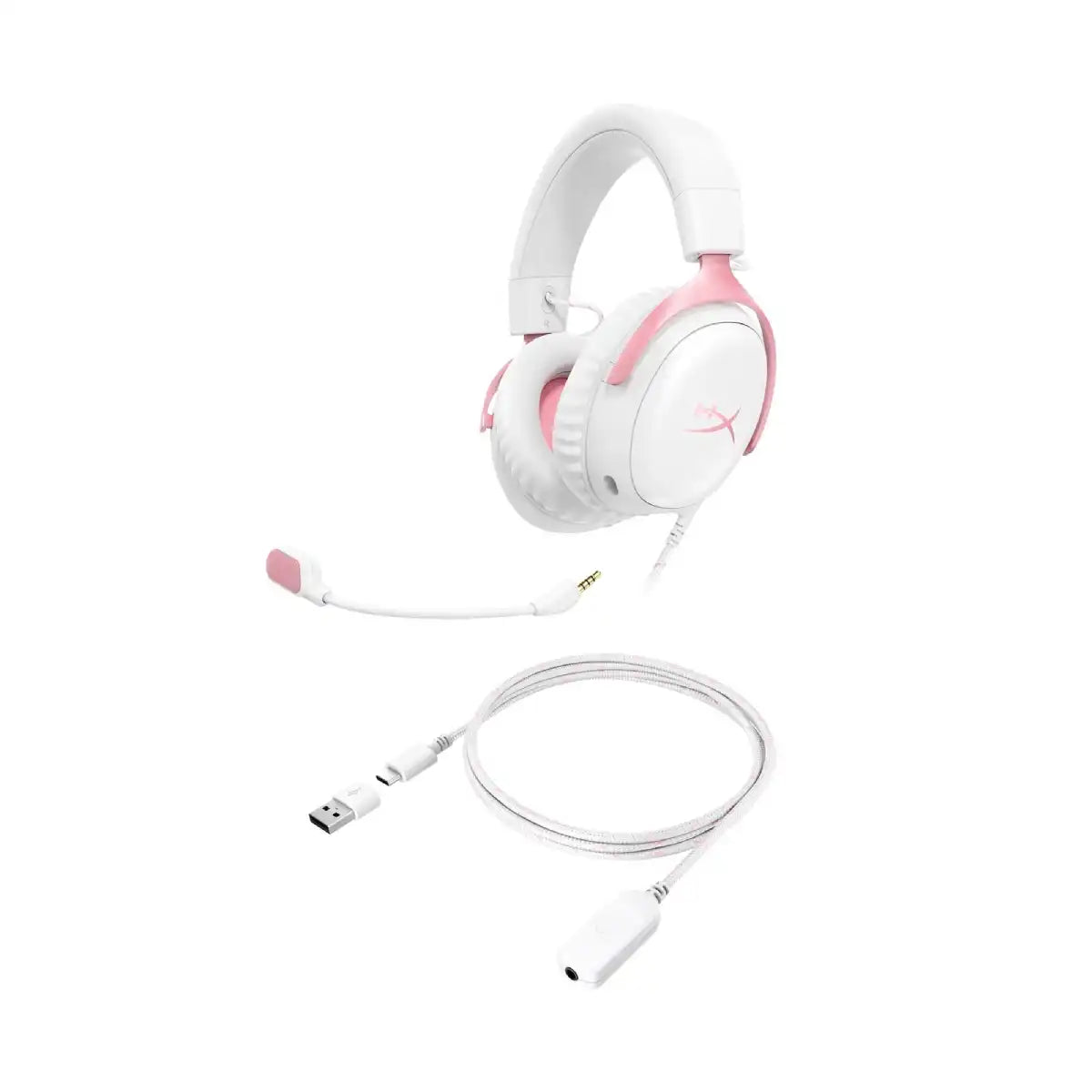 หูฟัง HyperX Gaming Headset Cloud III 9W1Q4AA สีชมพู - SpeedCom