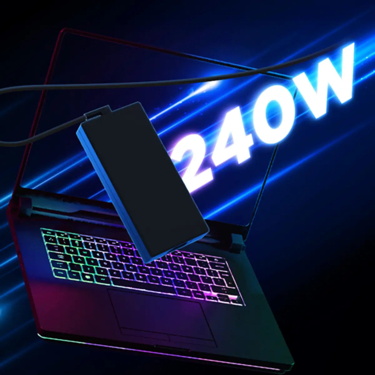 หัวชาร์จ INNERGIE ING-ADP-240EBDFLA Universal 240W - SpeedCom