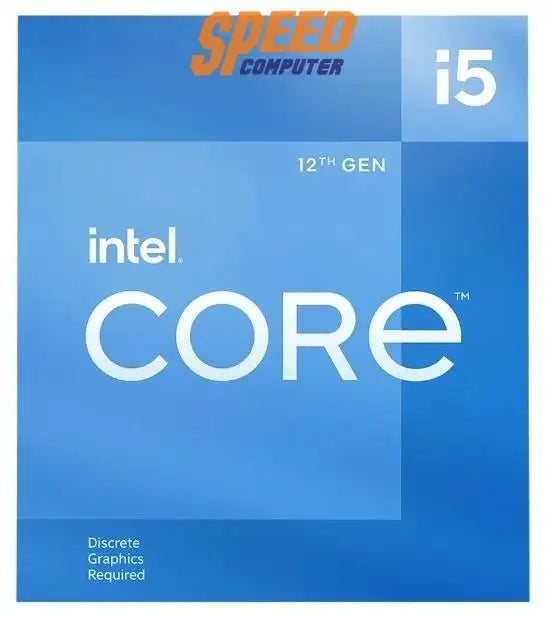 ซีพียู INTEL CORE i5 - 12400F 2.5 GHz 6C/12T LGA1700 BX8071512400F - SpeedCom