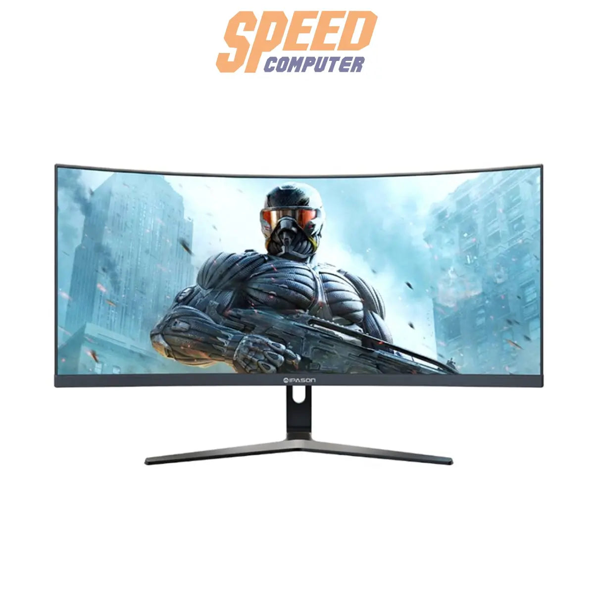 จอมอนิเตอร์เกมมิ่ง IPSON รุ่น E3025W-M ขนาด 29.5 นิ้ว พาเนล VA จอโค้ง รีเฟรชเรต 200Hz สีดำ มอบประสบการณ์การเล่นเกมลื่นไหล