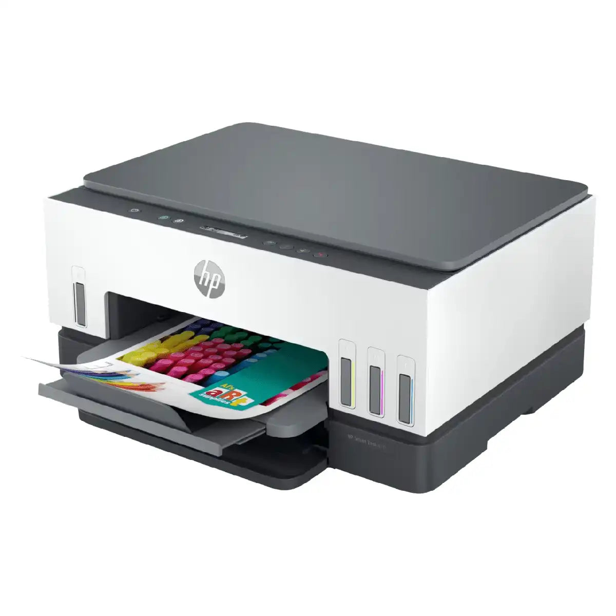 เครื่องปริ้นเตอร์อิงค์เจ็ท Inkjet HP Smart Tank 670 (6UU48A) สีขาวดำSpeedCom