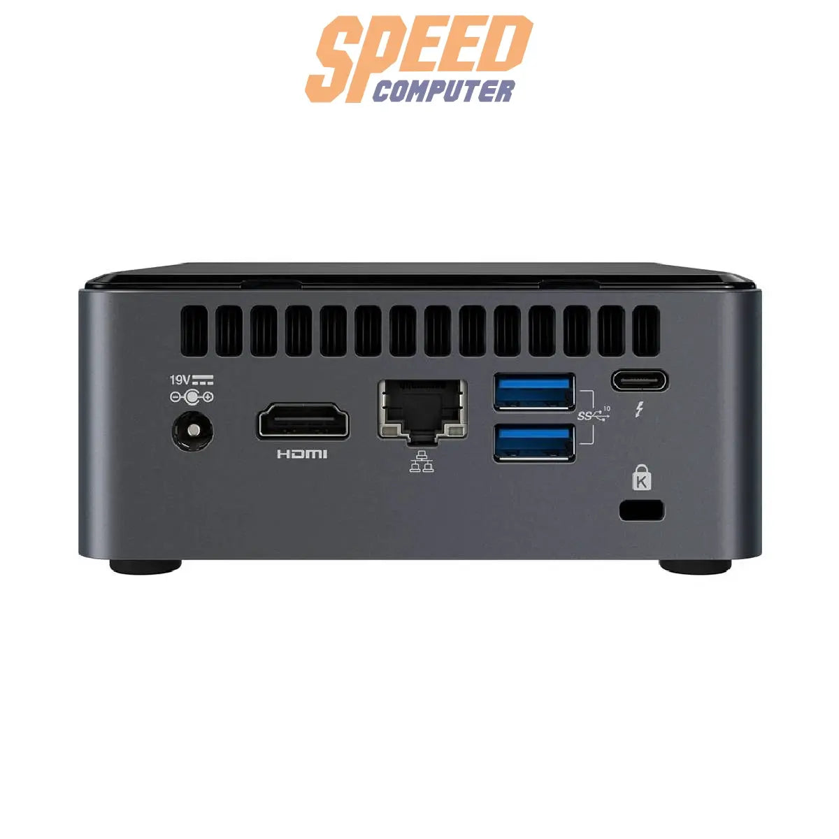 มินิพีซี Intel NUC รุ่น BXNUC10I7FNHJA1 มาพร้อมชิป Intel Core i7 Gen 10 ขนาดกะทัดรัด สีดำ เหมาะสำหรับใช้งานในบ้าน สำนักงาน หรือธุรกิจที่ต้องการประหยัดพื้นที่
