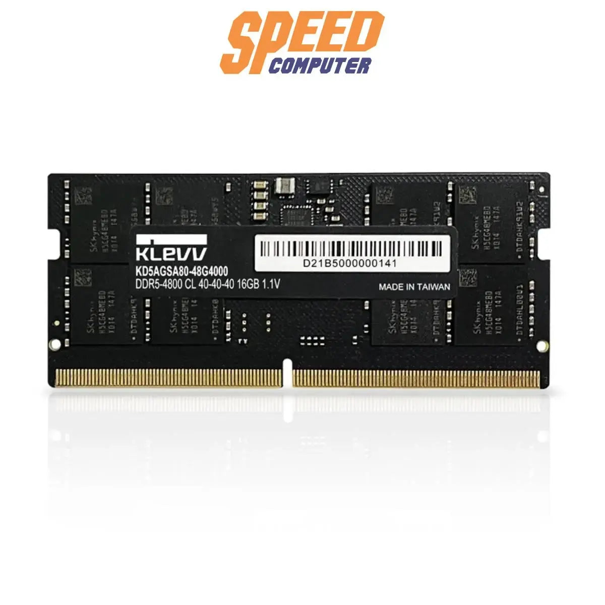 หน่วยความจำ แรม โน๊ตบุ๊ค KLEVV 16GB DDR5 BUS 5600 KD5AGSA80 - 56G460A - SpeedCom