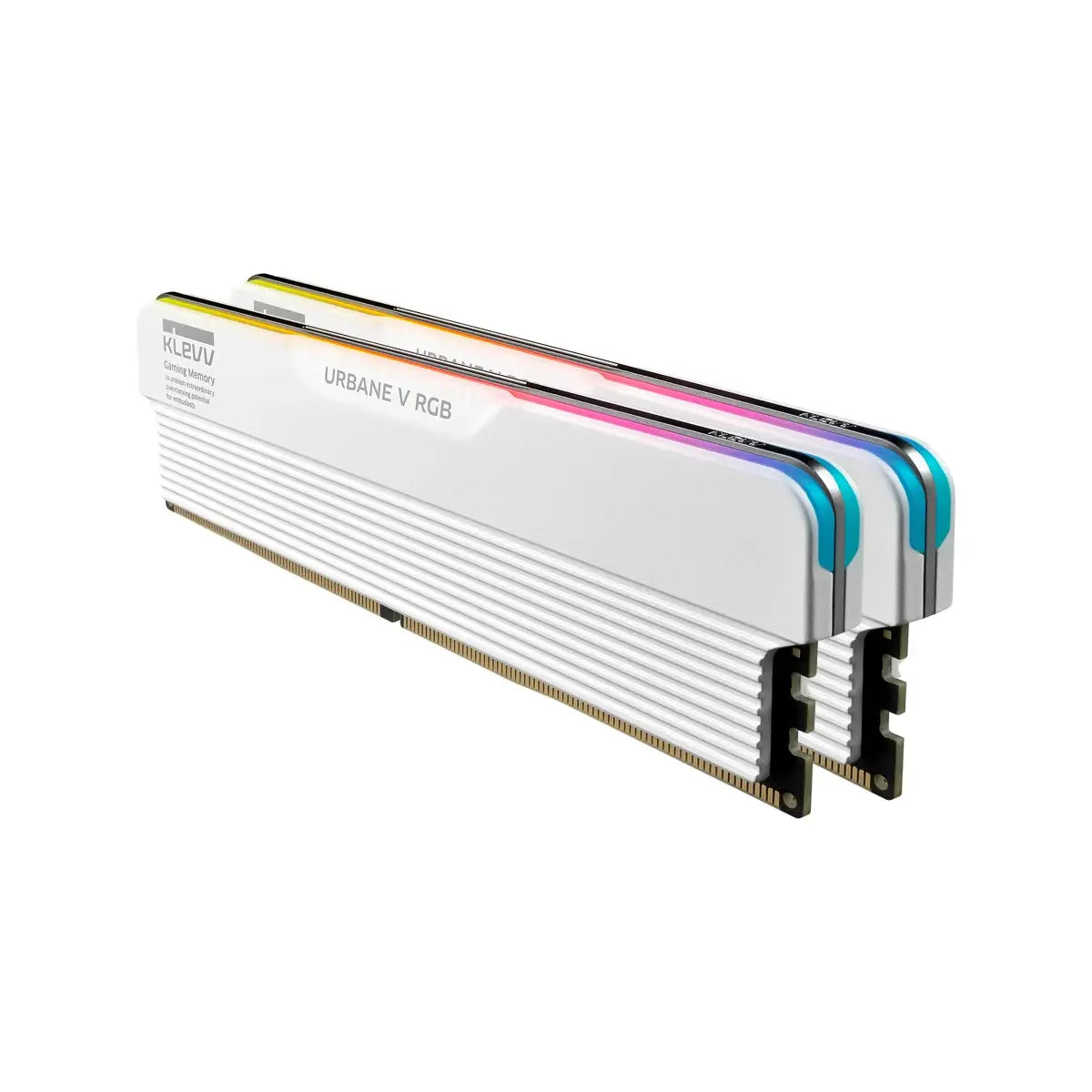 หน่วยความจำ แรม พีซี KLEVV URBANE V RGB DDR5 32GB 6000MHz สีขาว