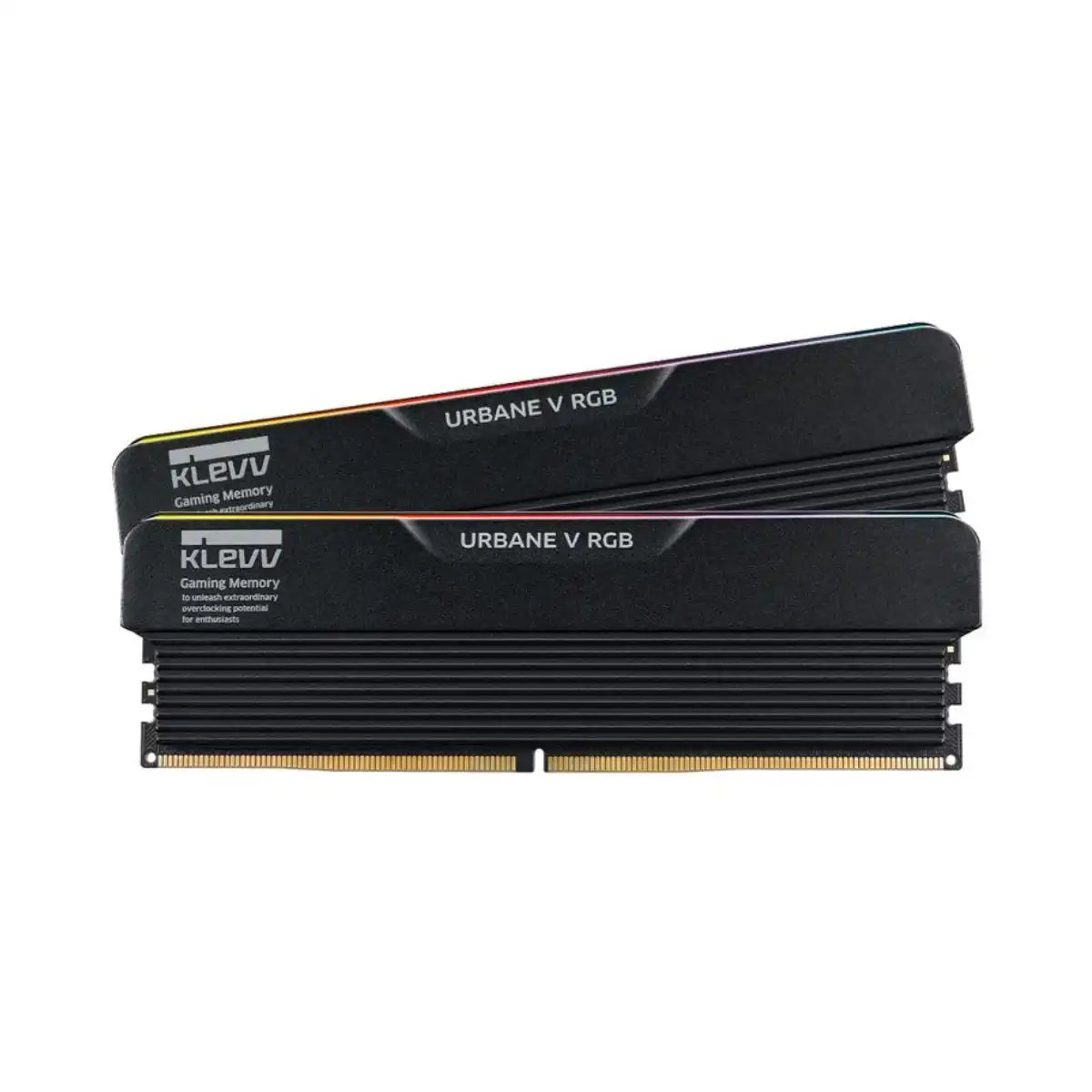 หน่วยความจำ แรม พีซี KLEVV URBANE V RGB DDR5 32GB(16GBx2) 6000MHz สีดำ