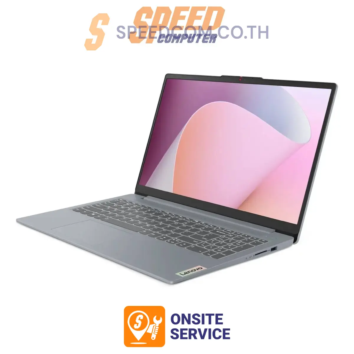 โน๊ตบุ๊ค Lenovo IdeaPad Slim 3 15ABR8-82XM00R0TA Ryzen 5 สีเทา (Arctic Grey)SpeedCom