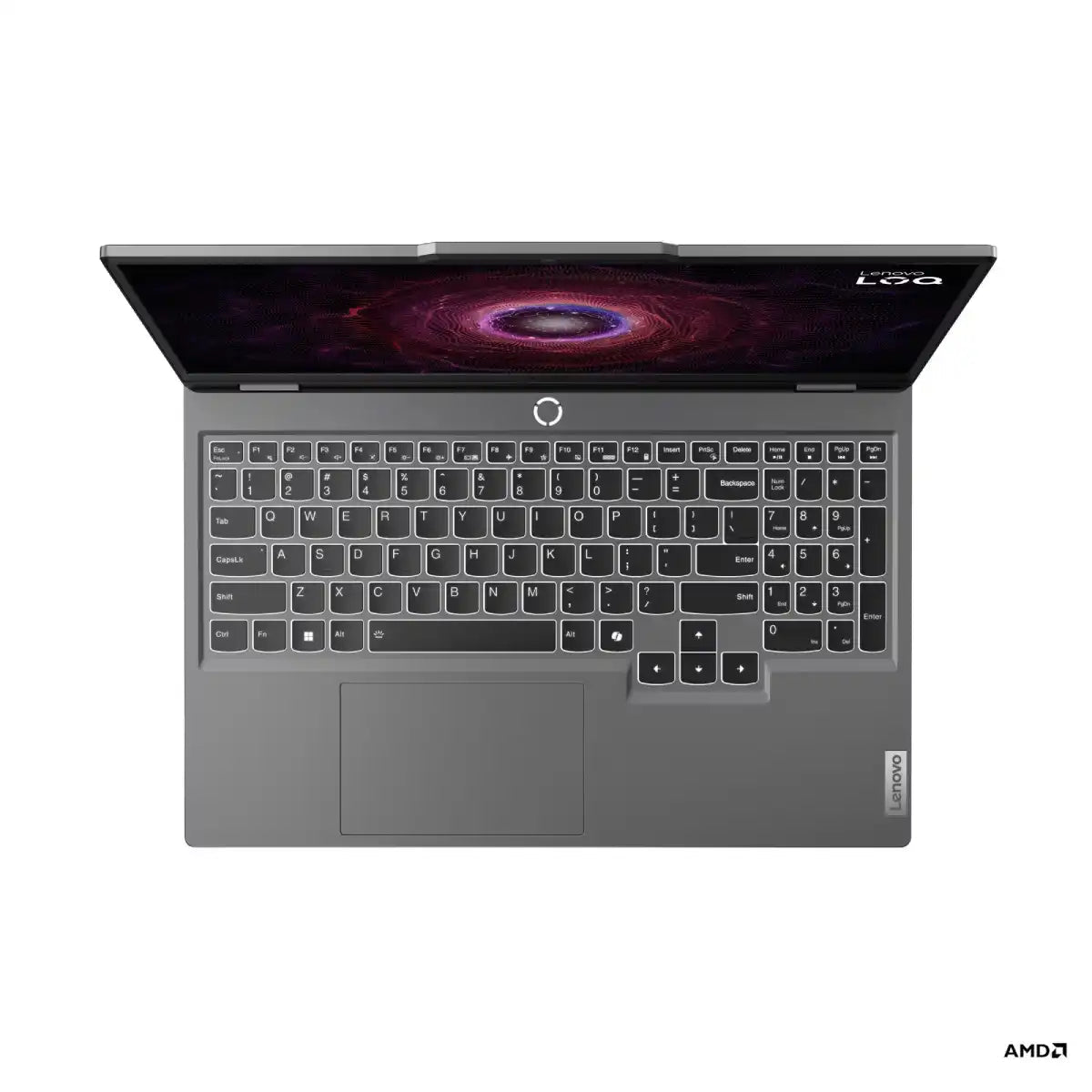 โน๊ตบุ๊ค Lenovo LOQ 15ARP9-83JC00LGTA Ryzen5 สีเทา (Luna Gray)