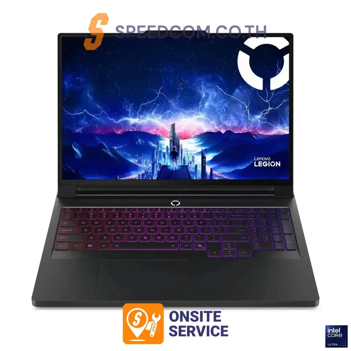 โน๊ตบุ๊ค Lenovo Legion Pro 7 16IAX10H-83F5001VTA Ultra 9 สีดำ (Eclipse Black)SpeedCom