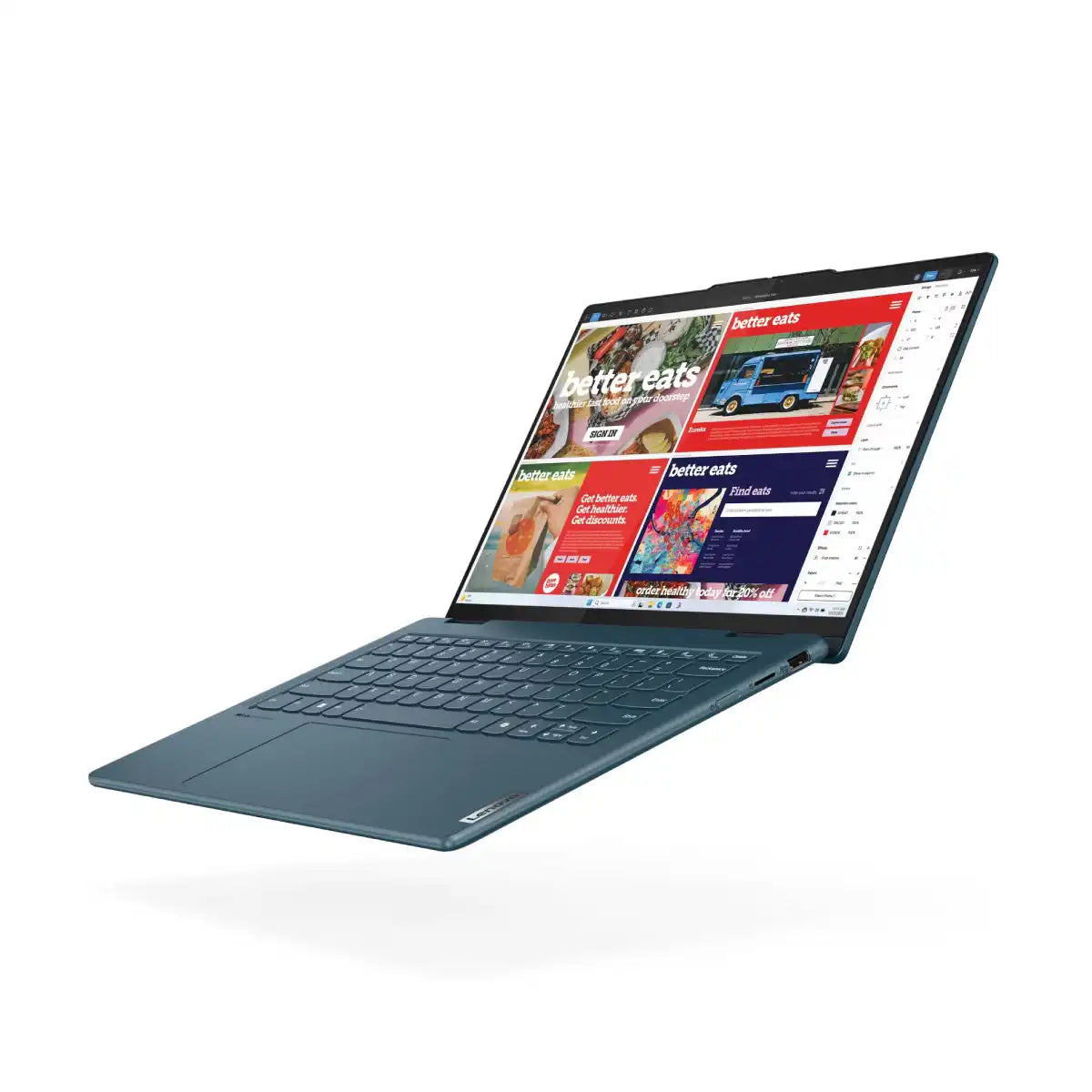 โน๊ตบุ๊ค Lenovo Yoga 7 14IML9-83DJ001MTA Ultra5 สีน้ำเงิน (Tidal Teal)SpeedCom