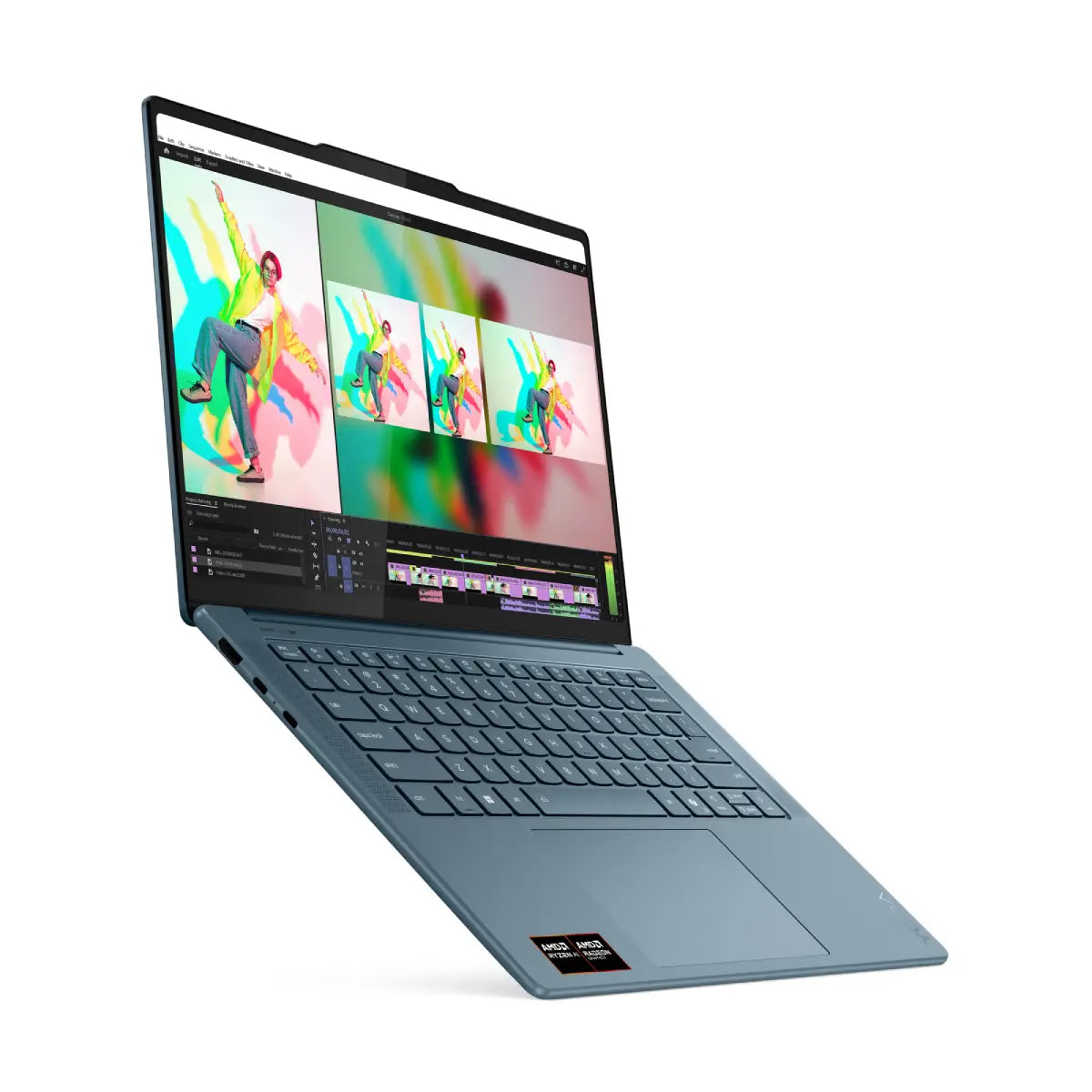 โน๊ตบุ๊ค Lenovo Yoga Pro 7 14AKP10 83KG0004TA Ryzen AI 7 สีน้ำเงิน (Tidal Teal) - SpeedCom