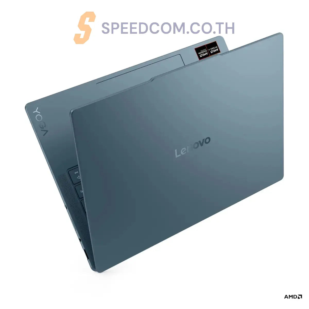 โน๊ตบุ๊ค Lenovo Yoga Slim 7 14AKP10-83JY0036TA Ryzen AI 7 สีน้ำเงินอมเขียว (Tidal Teal)