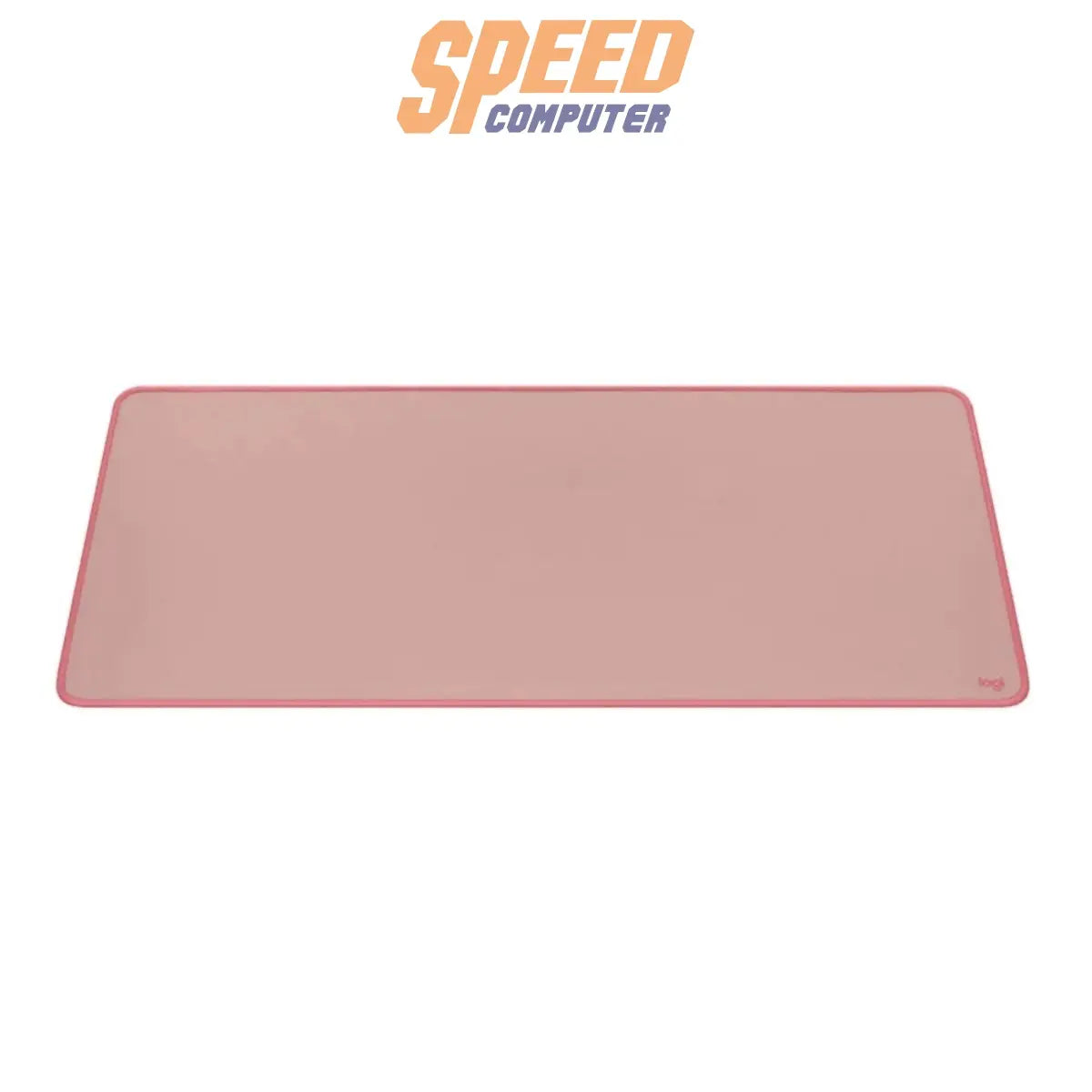 แผ่นรองเมาส์ Logitech Desk Mat สี Dark Rose ขนาดใหญ่ พื้นผิวเรียบ กันน้ำ ใช้งานสบายทั้งเมาส์และคีย์บอร์ด