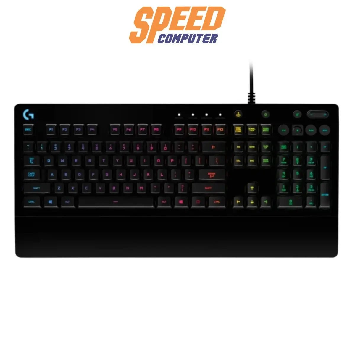 คีย์บอร์ด Logitech Gaming G213 สีดำ - SpeedCom