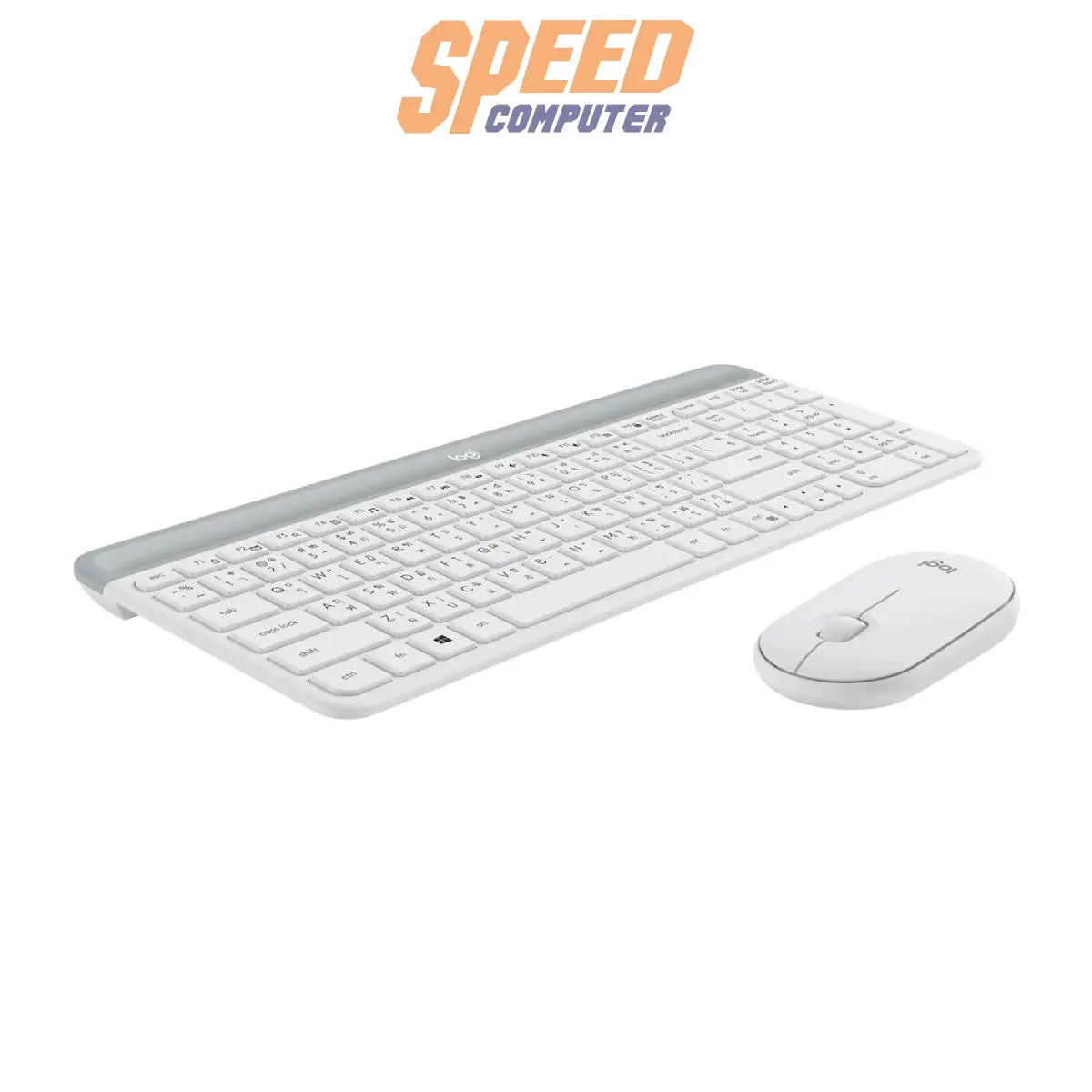 คีย์บอร์ดและเมาส์ไร้สาย Logitech MK470 SLIM - SpeedCom