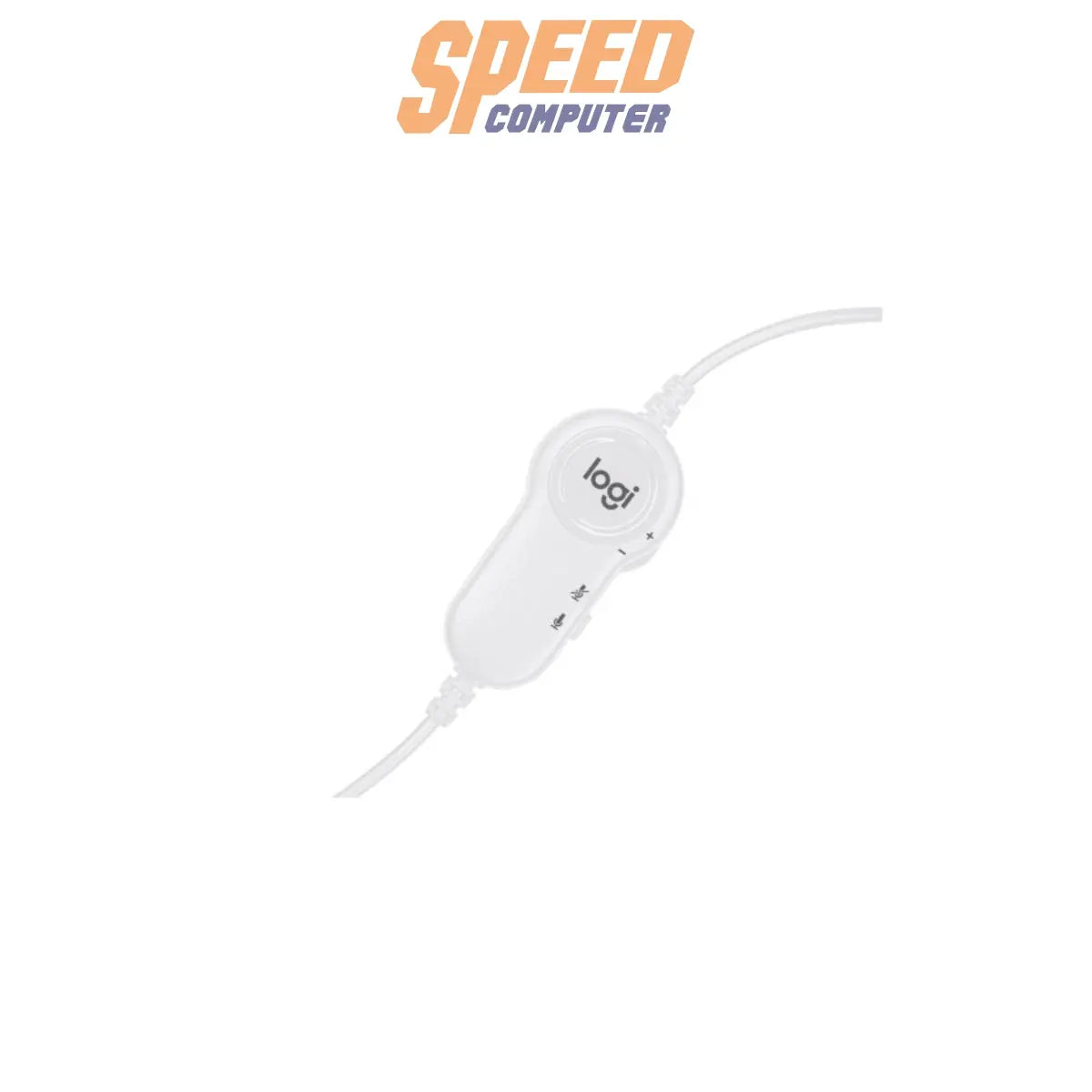 หูฟัง Logitech H150 แบบสเตอริโอ มาพร้อมไมโครโฟนตัดเสียงรบกวน ปรับไมค์ได้ รองรับการใช้งานผ่านพอร์ต 3.5 มม. เหมาะสำหรับแชท วิดีโอคอล และใช้งานทั่วไป