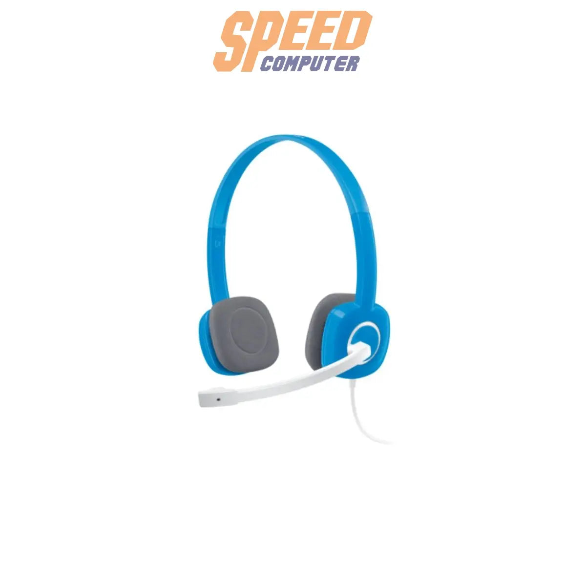 หูฟัง Logitech H150 แบบสเตอริโอ มาพร้อมไมโครโฟนตัดเสียงรบกวน ปรับไมค์ได้ รองรับการใช้งานผ่านพอร์ต 3.5 มม. เหมาะสำหรับแชท วิดีโอคอล และใช้งานทั่วไป