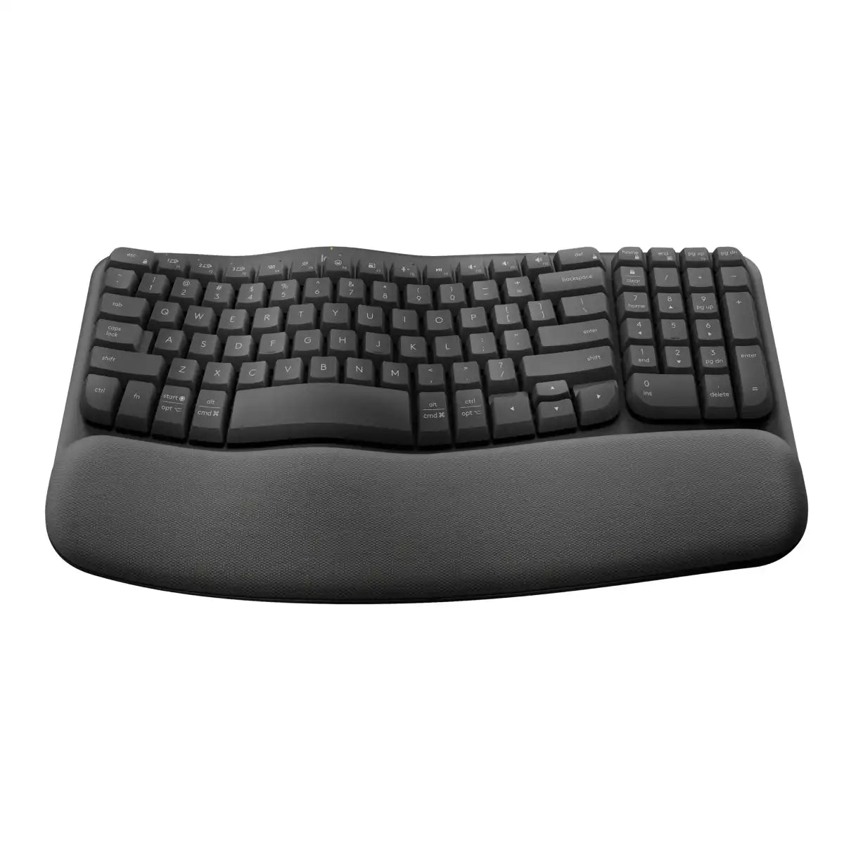 คีย์บอร์ด Logitech Wave Keys 2.4GHz Wireless Graphite - SpeedCom